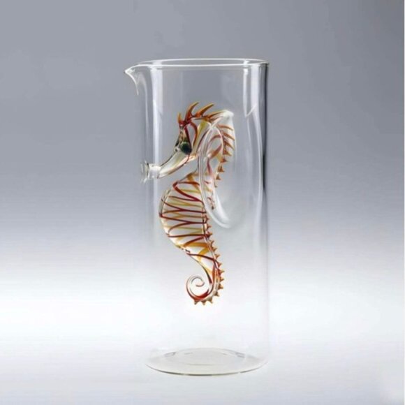 Massimo Lunardon Italian Artisan Glass Pitcher- New in box - Picture 1 of 7